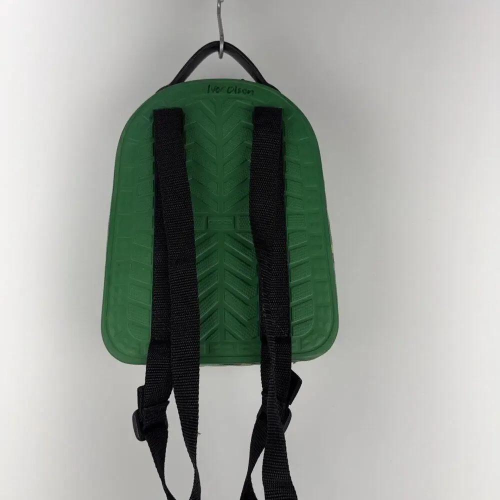 Crocs Kids Green‎ Dinosaur Camo Mini Backpack Dino Jibits Charms Lightweight